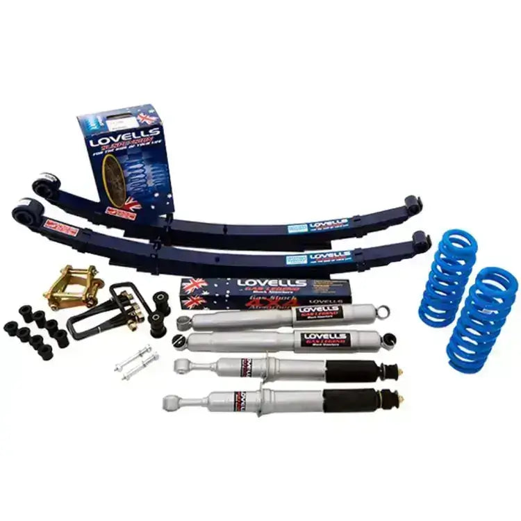 Lovells 4200kg GVM 7400kg GCM Upgrade Toyota Landcruiser 79 Series, LC78 Troop Carrier (BUILD DATE 09/22 on) Remote Reservoir Adjustable Mono Tube Shock Absorbers