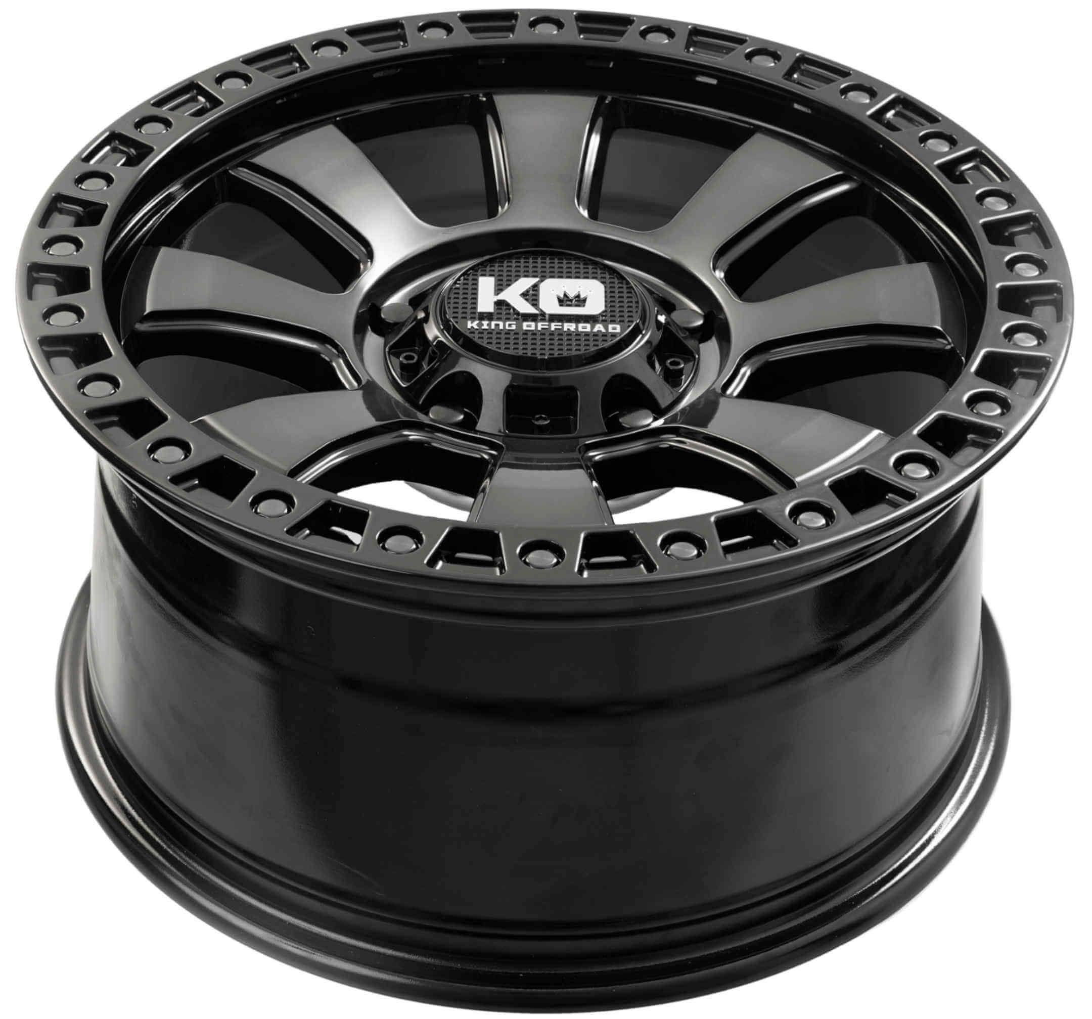 KING Wheels ARMOR - Gloss Black – Black Tint