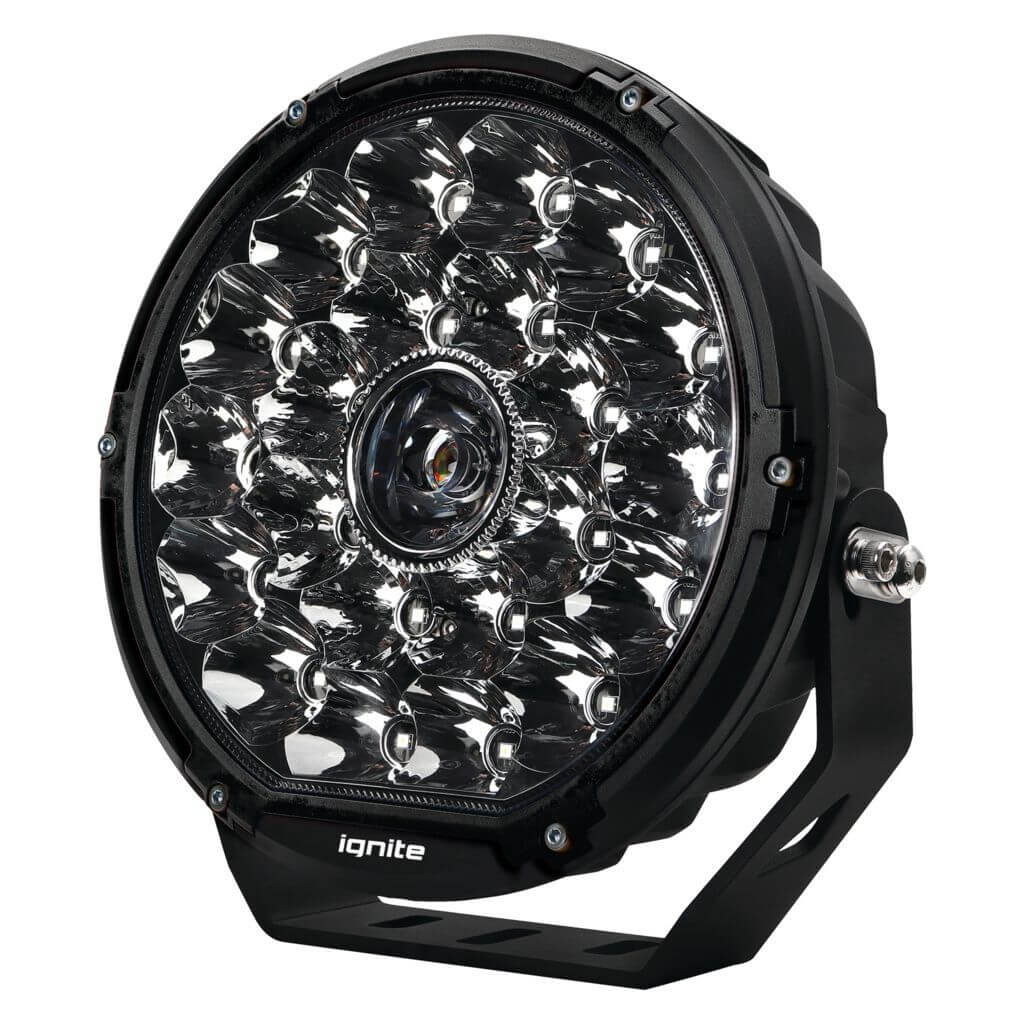 Ignite - 9" Round Slimline Laser LED Driving Light (each)