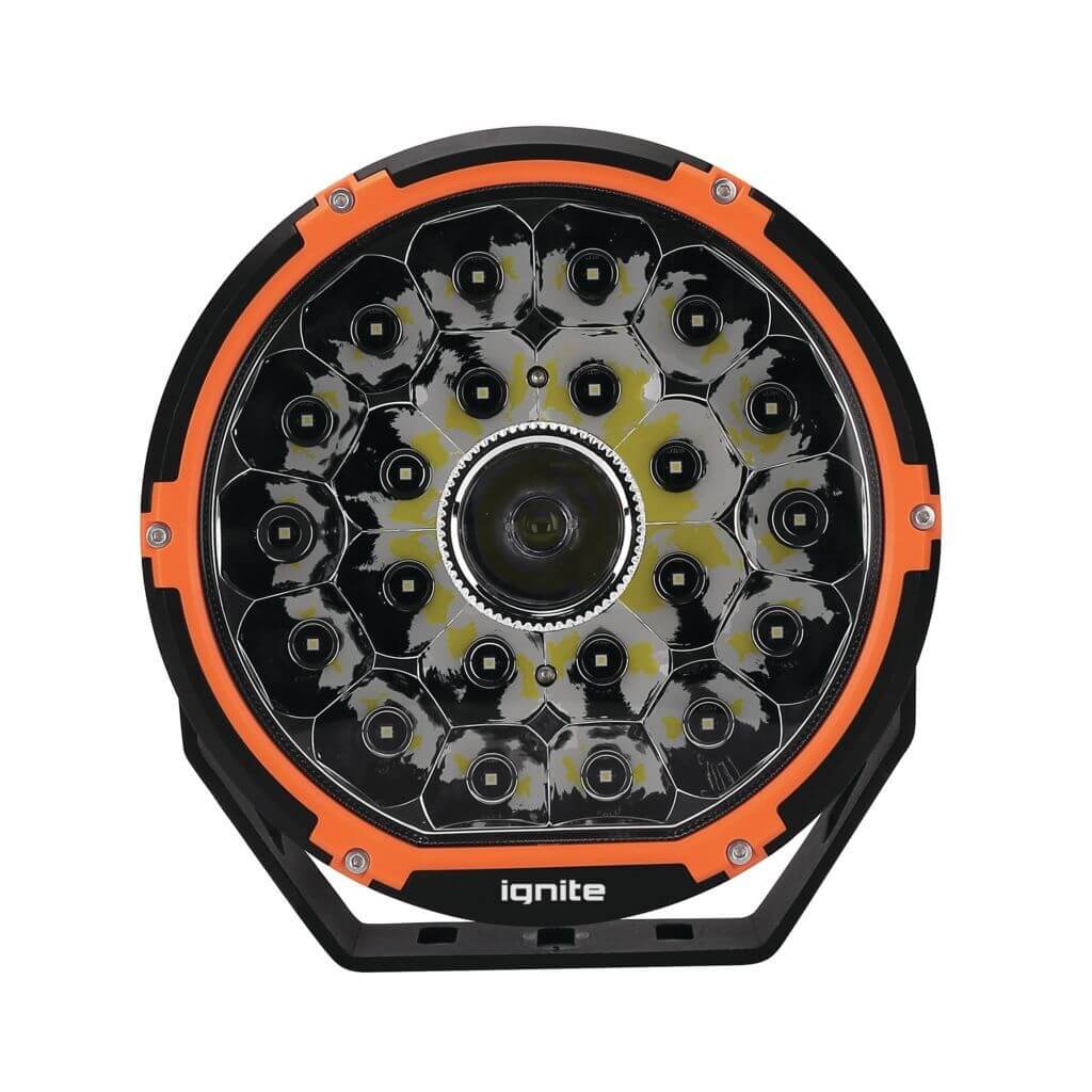Ignite - 9" Round Slimline Laser LED Driving Light (each)
